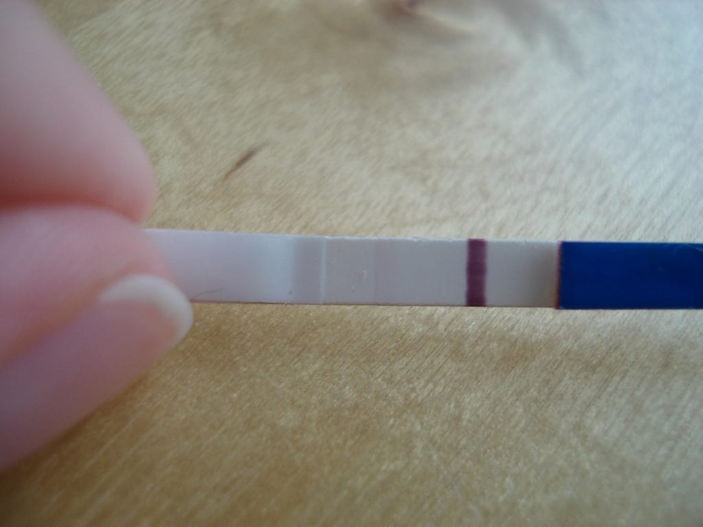 Test embarazo positivo Bebé