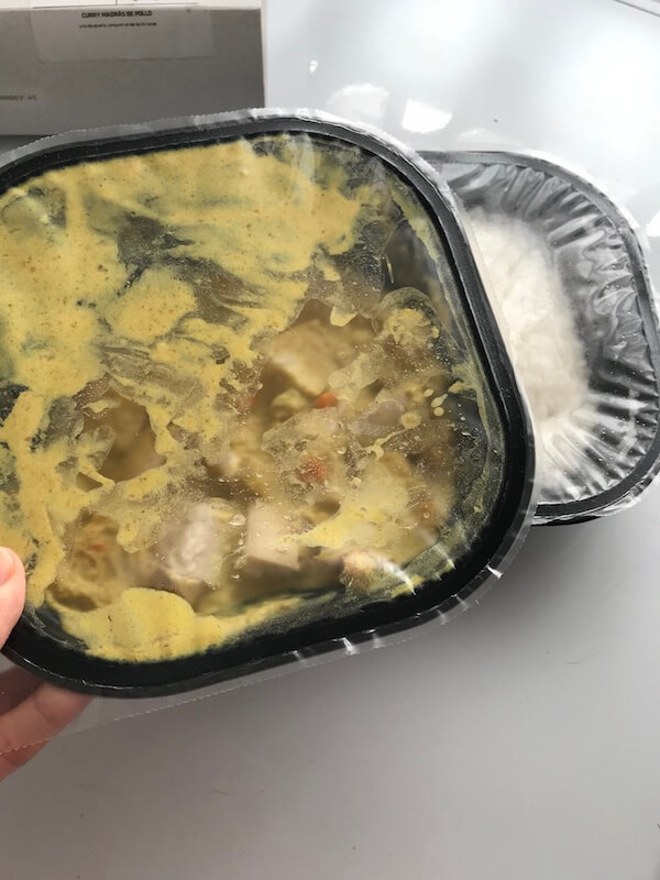 Wetaca - Tupper de curry de pollo